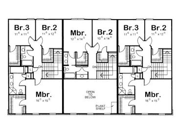 2nd Floor Plan, 031M-0025