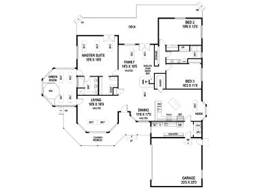 Floor Plan, 013H-0076