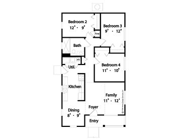 Floor Plan, 043H-0005 