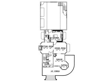 1st Floor Plan, 012H-0029