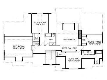 2nd Floor Plan, 029H-0089