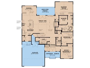 1st Floor Plan, 074H-0192