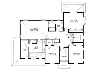 2nd Floor Plan, 035H-0141