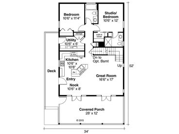 Opt. Floor Plan, 051H-0273