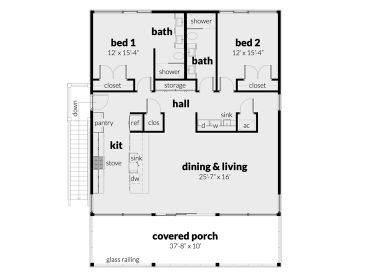 Floor Plan, 052H-0145
