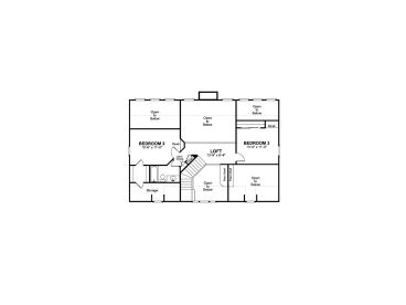 2nd Floor Plan, 007H-0061