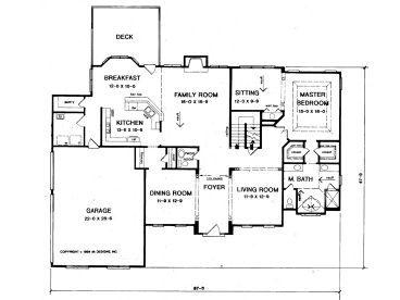 1st Floor Plan, 019H-0103