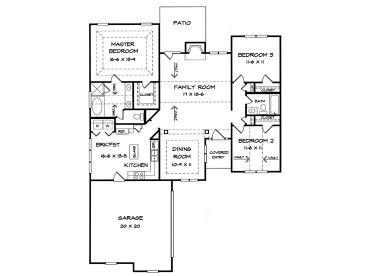 Floor Plan, 019H-0050
