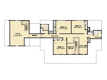 2nd Floor Plan, 082H-0015