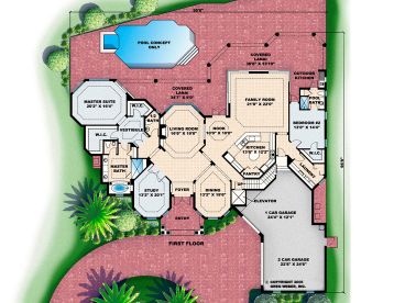 1st Floor Plan, 040H-0037