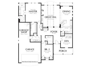 Floor Plan, 034H-0251
