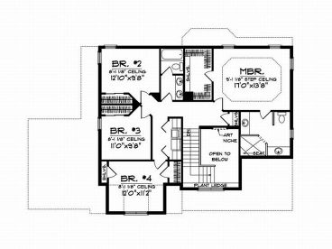 2nd Floor Plan, 020H-0184