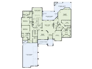 1st Floor Plan, 025H-0280