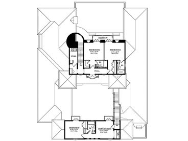 2nd floor Plan, 064H-0001