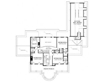 2nd Floor Plan, 063H-0021