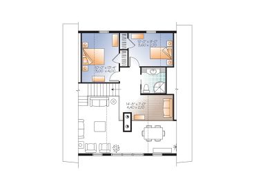 2nd Floor Plan, 027H-0350