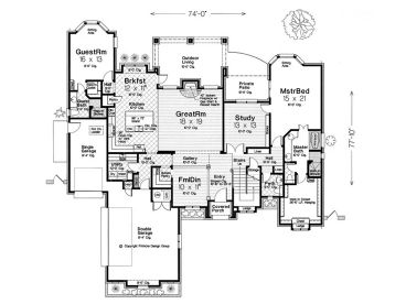 1st Floor Plan, 002H-0119