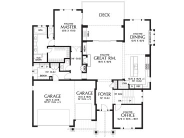 Floor Plan, 034H-0304