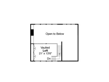 2nd Floor Plan, 051H-0067