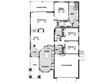 Floor Plan, 043H-0040