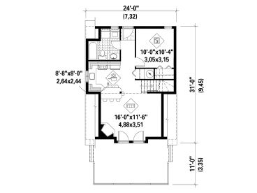 1st Floor Plan, 072H-0017