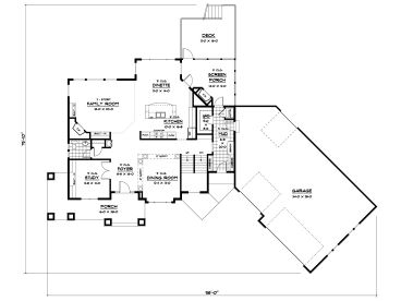 1st Floor Plan, 023H-0131