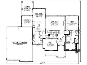 1st Floor Plan, 020H-0473