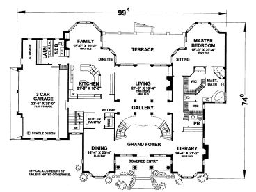 1st Floor Plan, 031H-0337