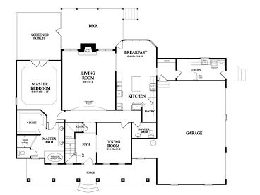 1st Floor Plan, 049H-0002