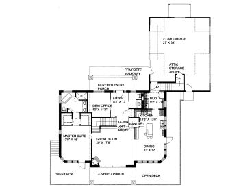 1st Floor Plan, 012H-0268