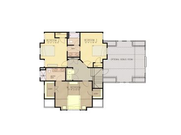 2nd Floor Plan, 058H-0087