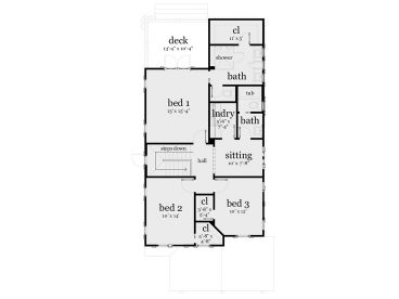 2nd Floor Plan, 052H-0102