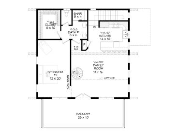 2nd Floor Plan, 062G-0414