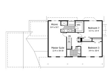 2nd Floor Plan, 023H-0006