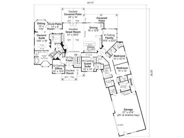 1st Floor Plan, 051H-0303