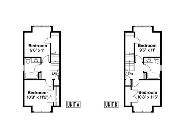 2nd Floor Plan, 051M-0012