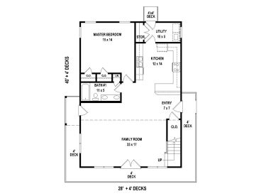 1st Floor Plan, 006H-0162
