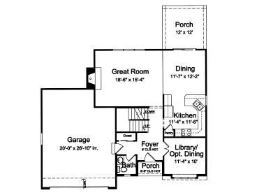 1st Floor Plan, 046H-0074