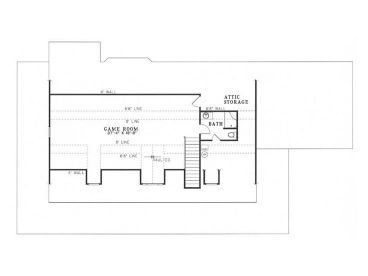 2nd Floor Plan, 025H-0028