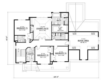 2nd Floor Plan, 023H-0081