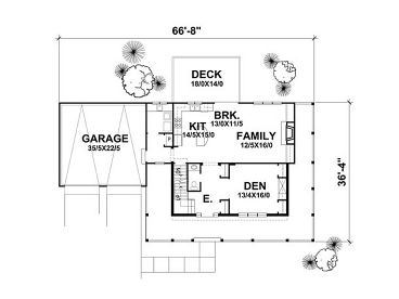 1st Floor Plan, 016H-0062