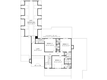 2nd Floor Plan, 086H-0095