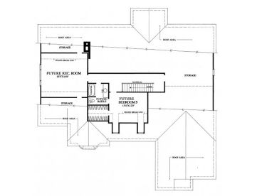 2nd Floor Plan, 063H-0072