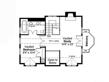 2nd Floor Plan, 051H-0417