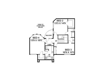 2nd Floor Plan, 013H-0084