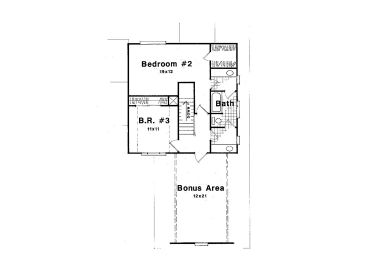 2nd Floor Plan, 030H-0046