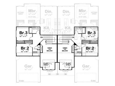 2nd Floor Plan, 031M-0036