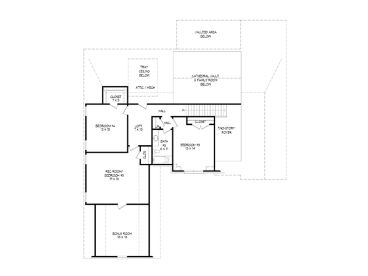 2nd Floor Plan, 062H-0230
