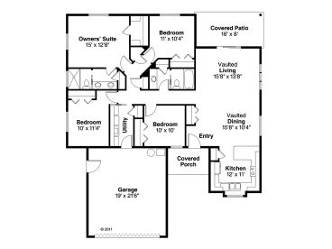 Floor Plan, 051H-0213