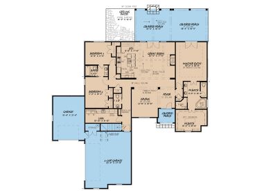 1st Floor Plan, 074H-0008